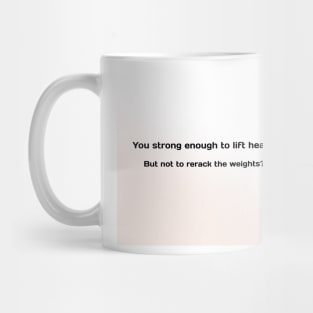 power lifter logic Mug